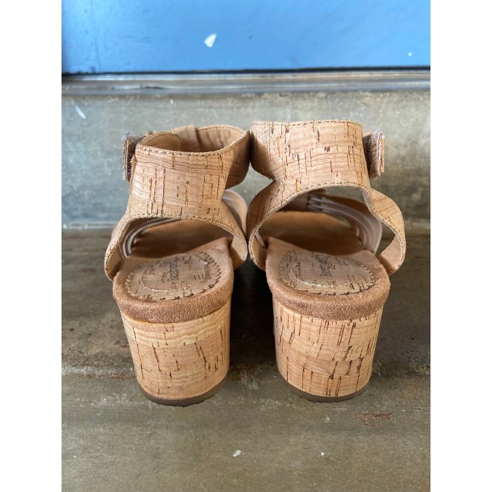 Baretraps Nickie natural cork gladiator style wedge sandal - Picture 9 of 11